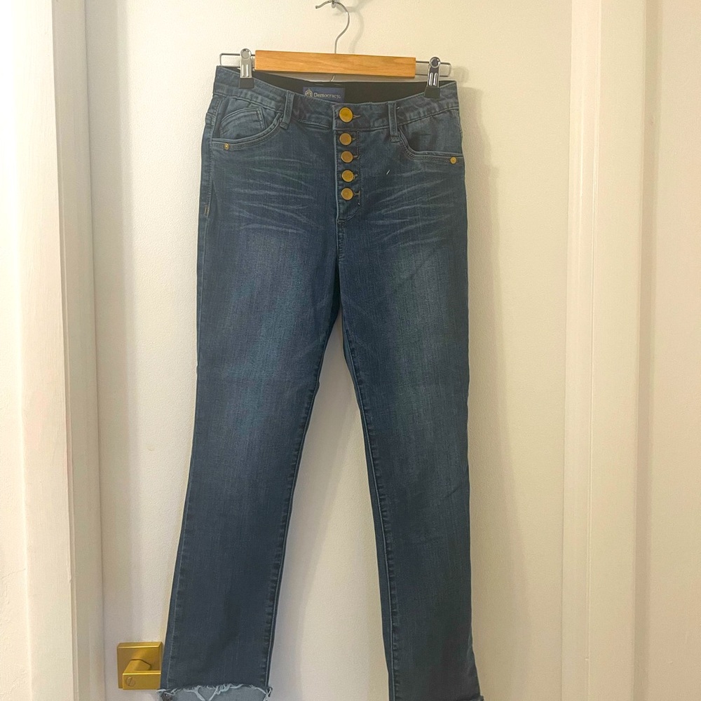 Democracy “Ab”solution Blue Jeans Size 4